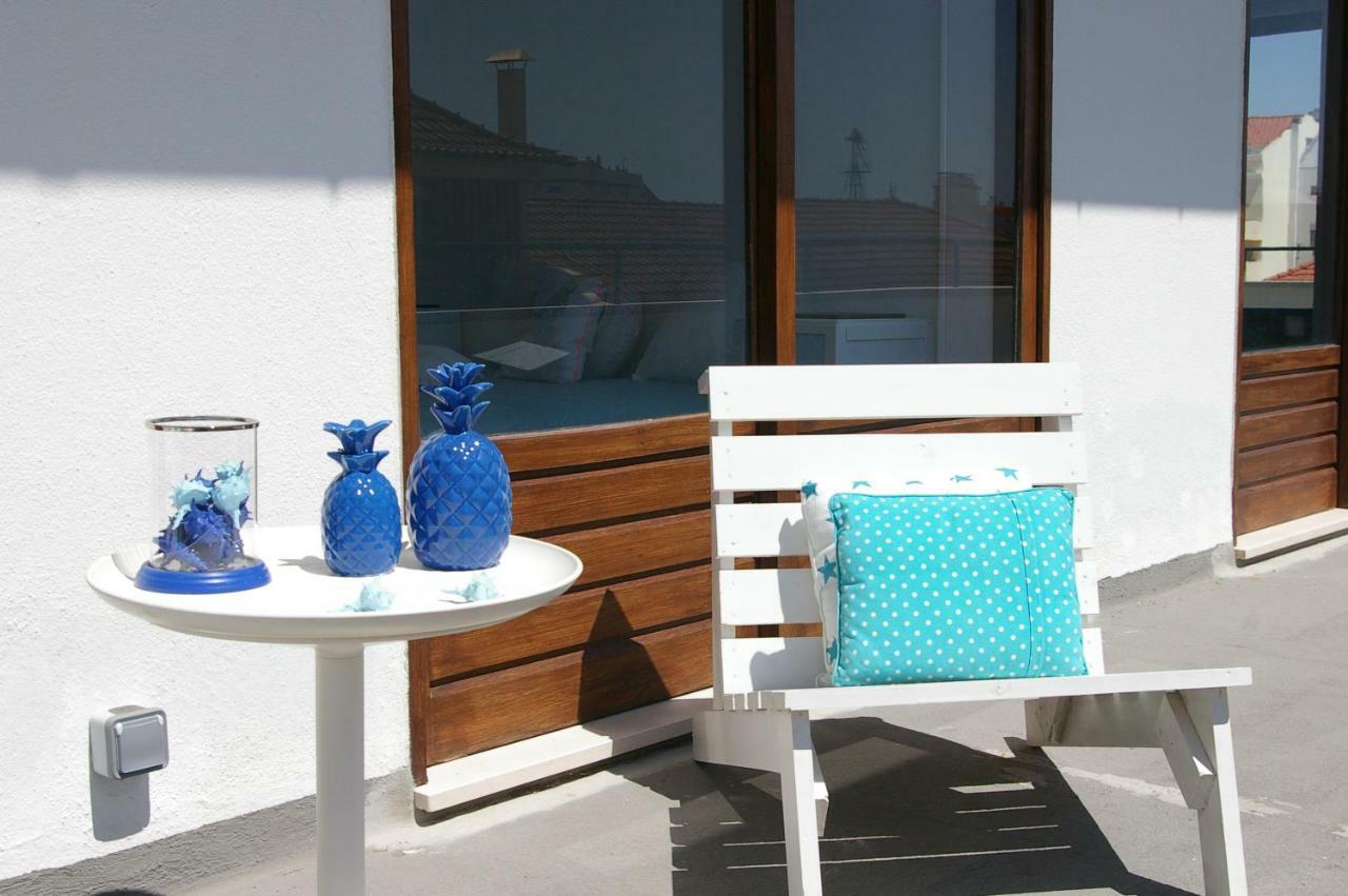 Blue Apartment Parede Beach House Buitenkant foto